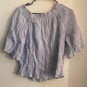 Hm striped blue and white shirt